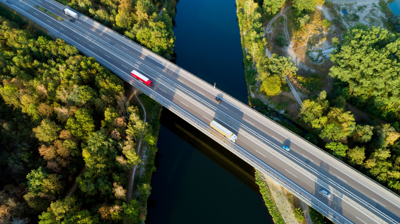 Foto Brücke schräg